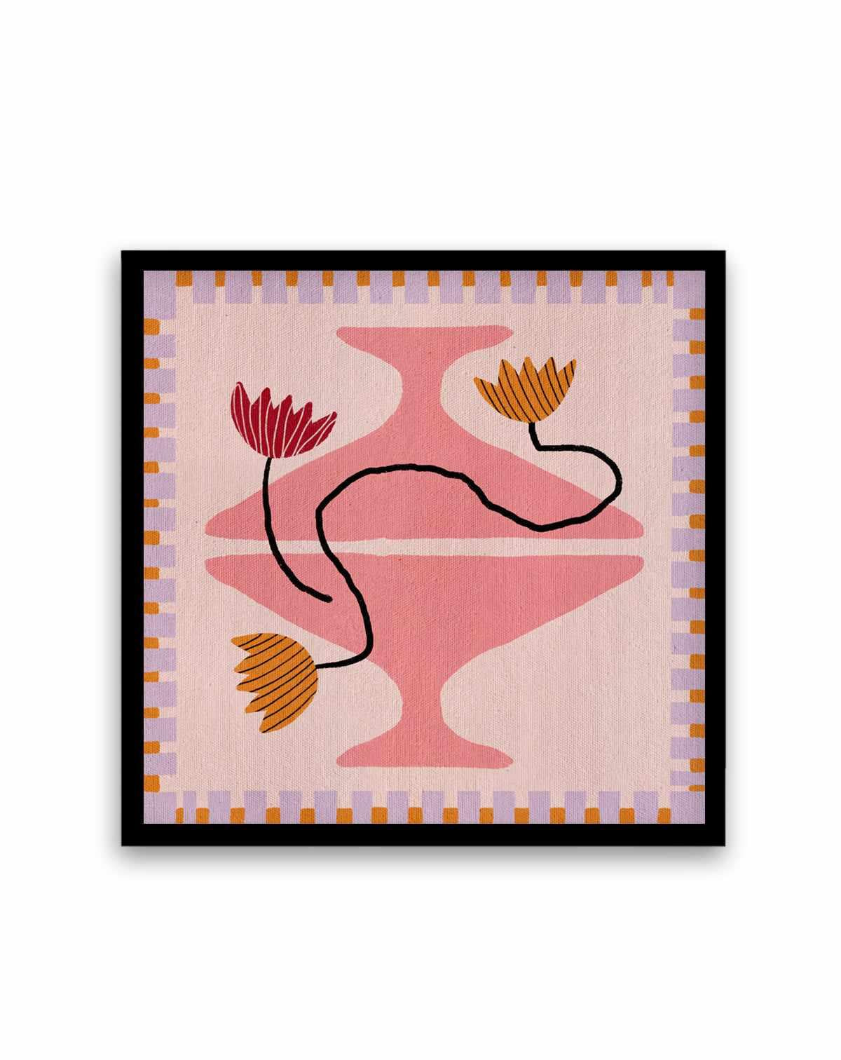 Out of Vase Blooms 8 by Shatha Al Dafai | Art Print from Olive et Oriel where you can shop wallpaper and artworks online