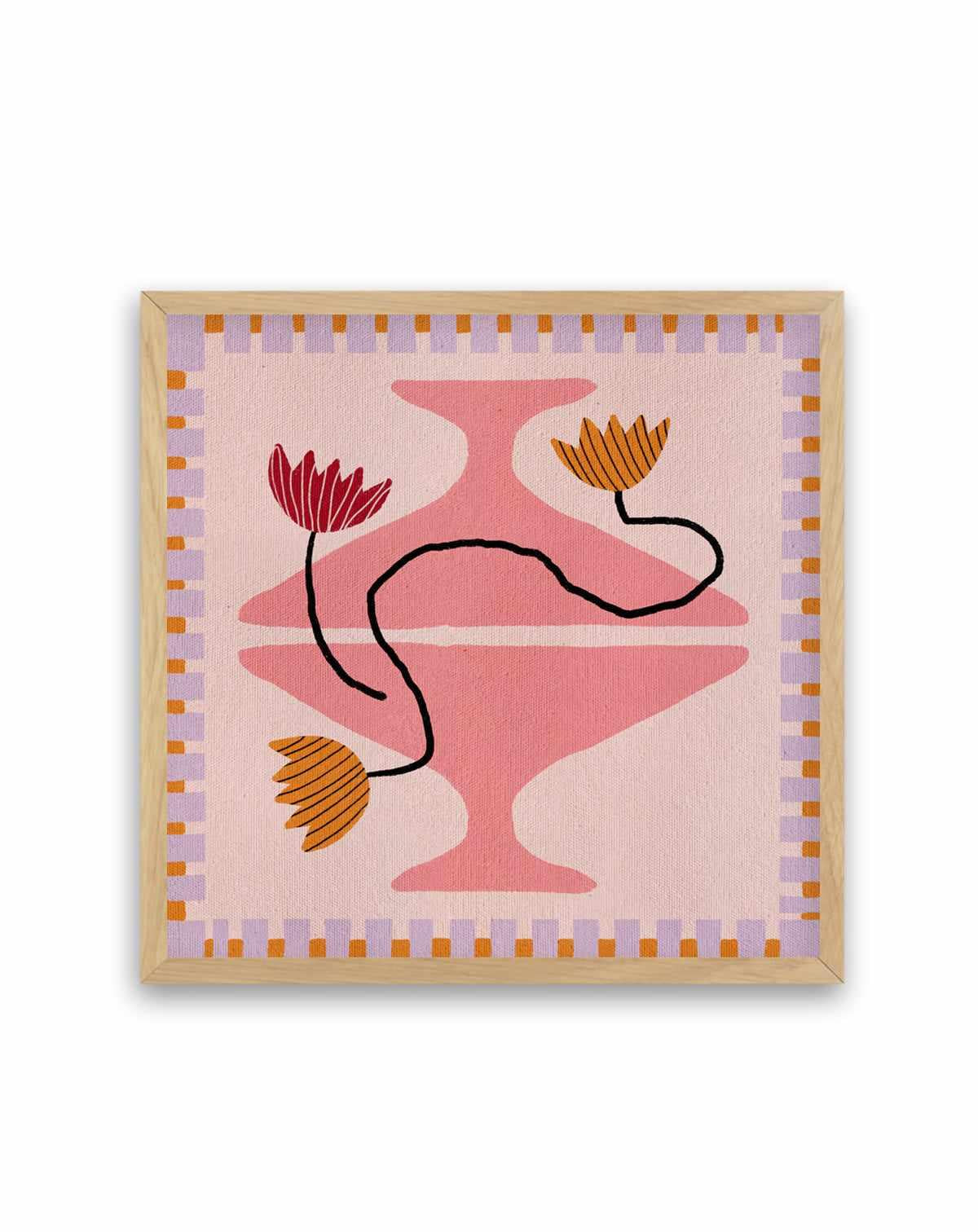 Out of Vase Blooms 8 by Shatha Al Dafai | Art Print from Olive et Oriel where you can shop wallpaper and artworks online