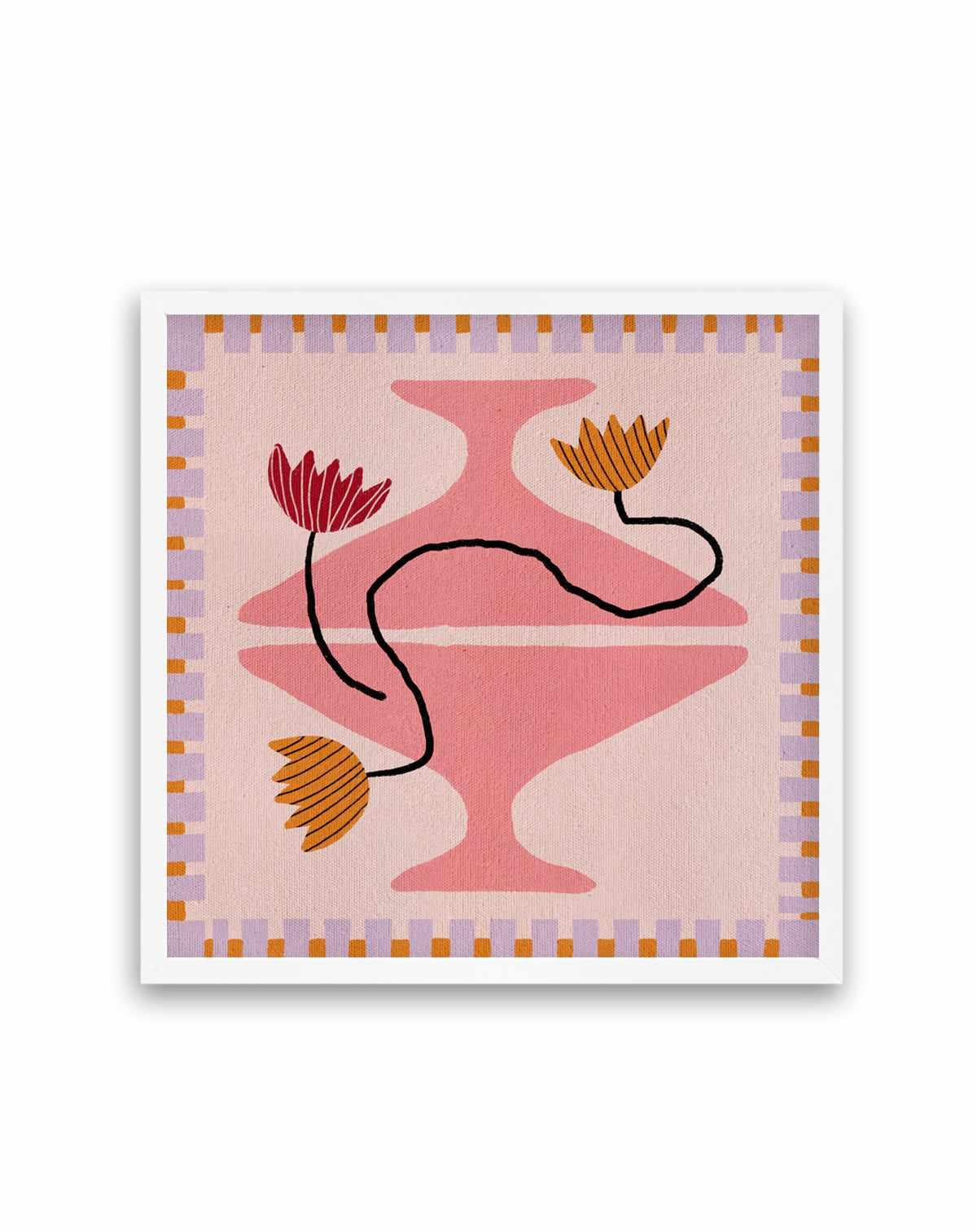 Out of Vase Blooms 8 by Shatha Al Dafai | Art Print from Olive et Oriel where you can shop wallpaper and artworks online