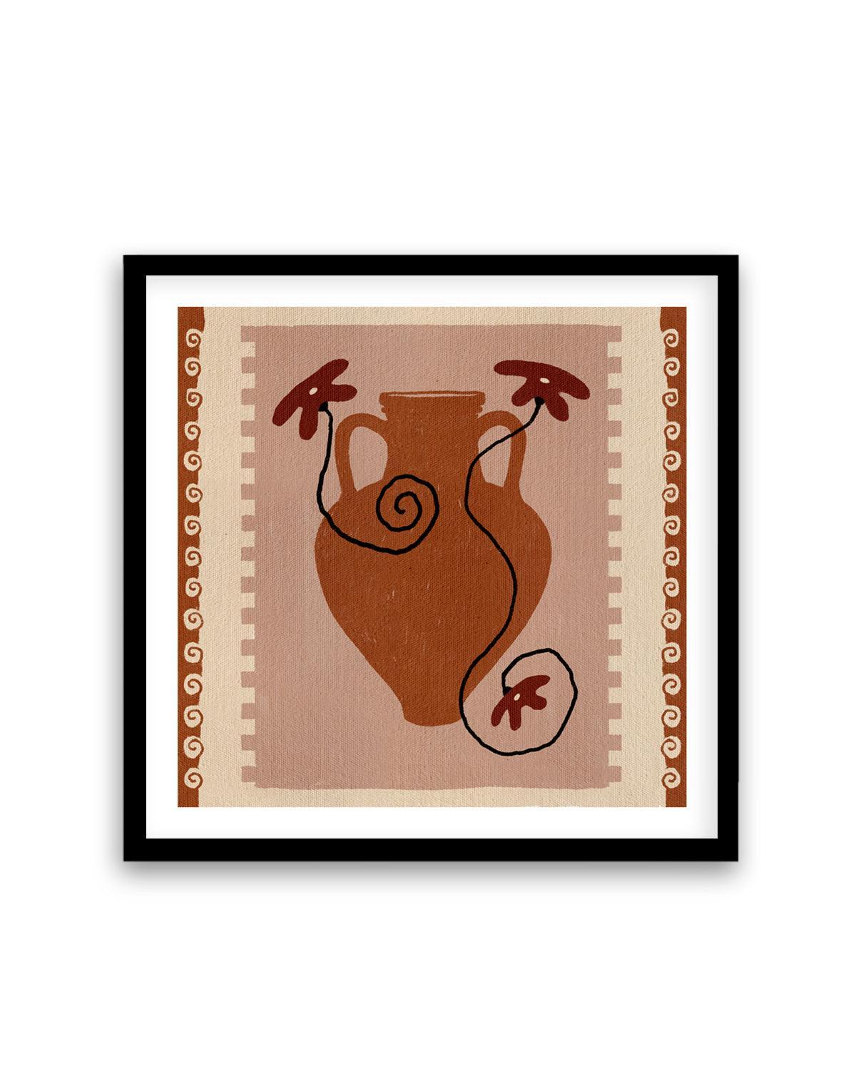 Out of Vase Blooms 9 by Shatha Al Dafai | Art Print from Olive et Oriel where you can shop wallpaper and artworks online