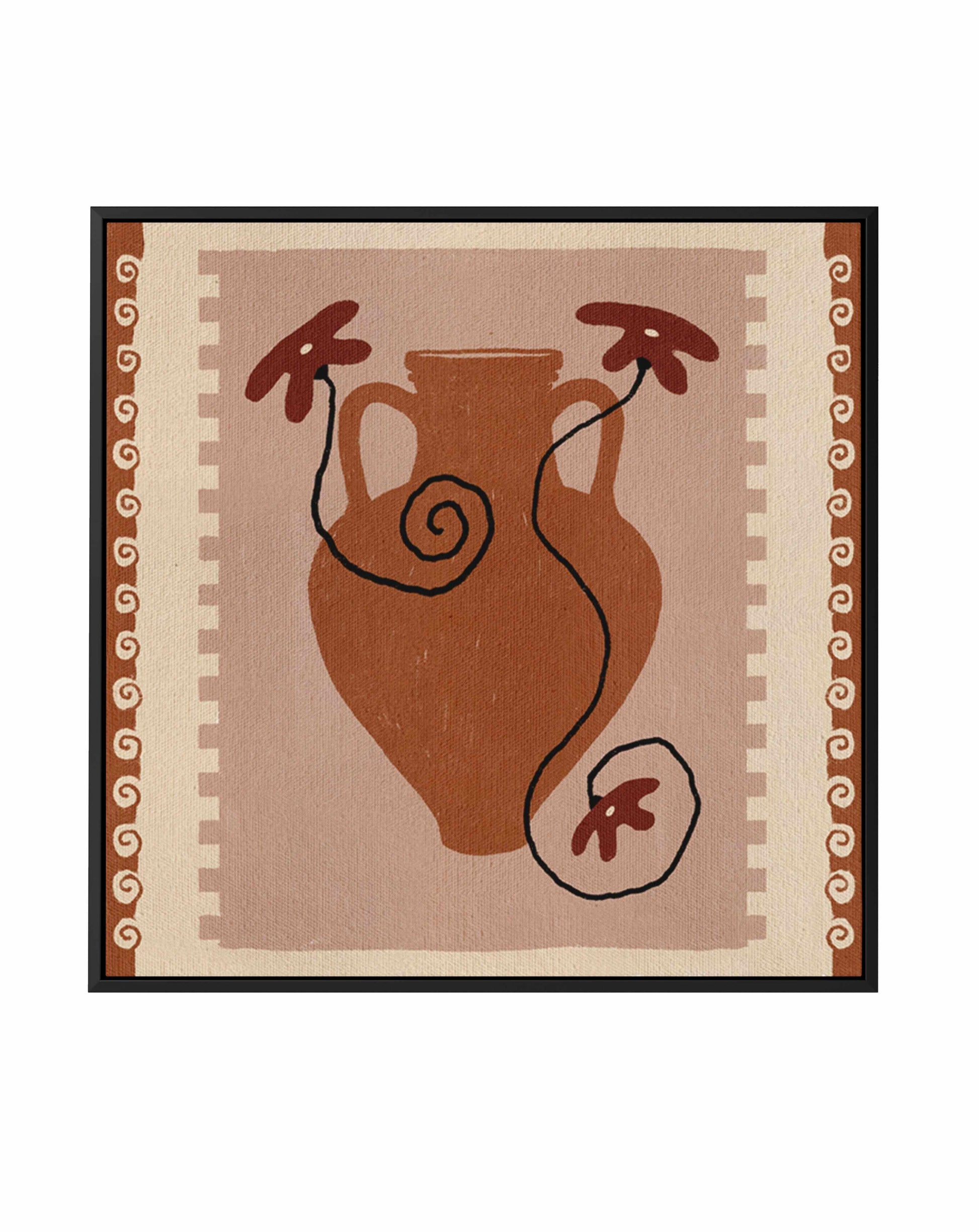 Out of Vase Blooms 9 by Shatha Al Dafai | Framed Canvas Art Print from Olive et Oriel where you can shop wallpaper and artworks online