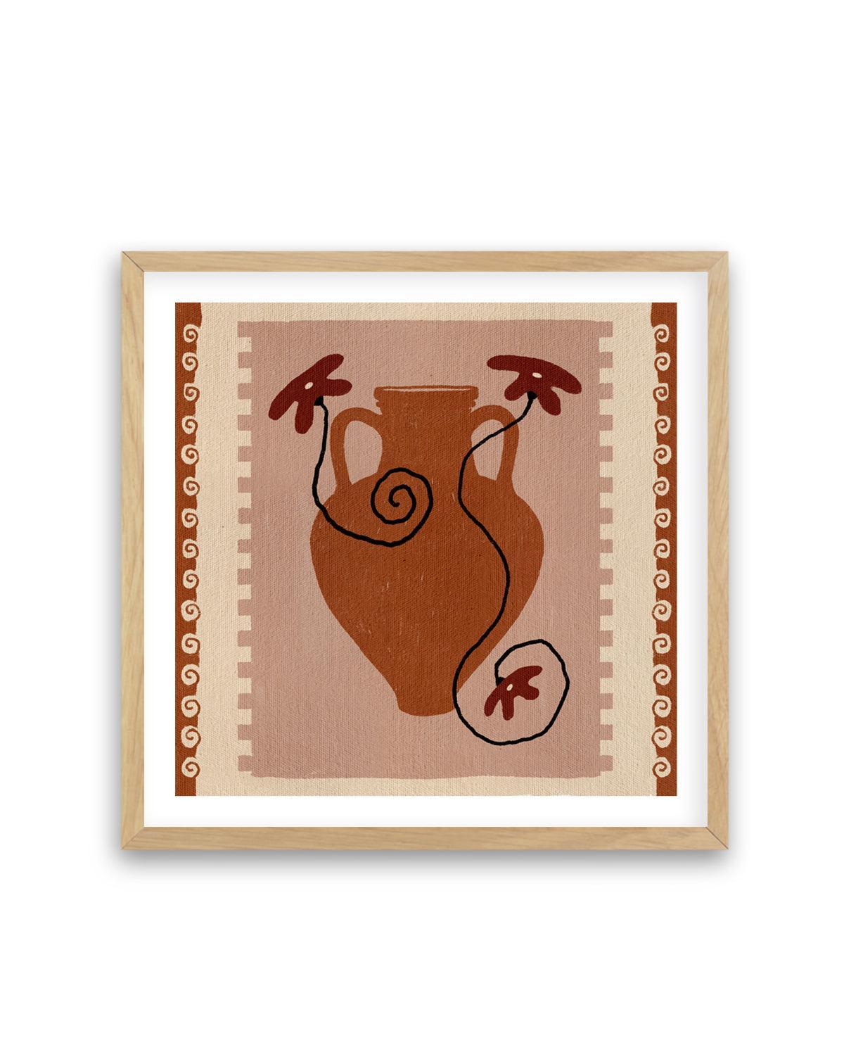 Out of Vase Blooms 9 by Shatha Al Dafai | Art Print from Olive et Oriel where you can shop wallpaper and artworks online