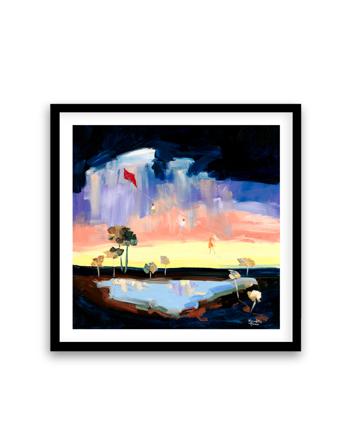 Outback Kite Flying by Meredith Howse | Art Print