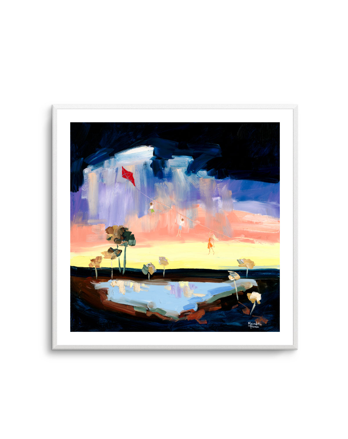 Outback Kite Flying by Meredith Howse | Art Print