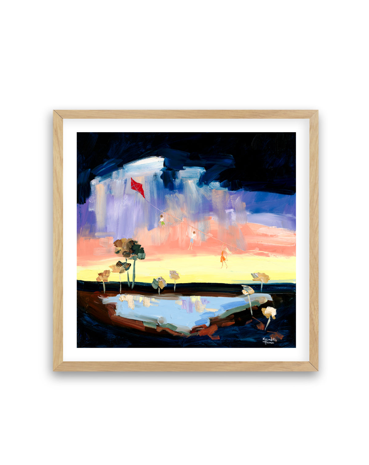 Outback Kite Flying by Meredith Howse | Art Print