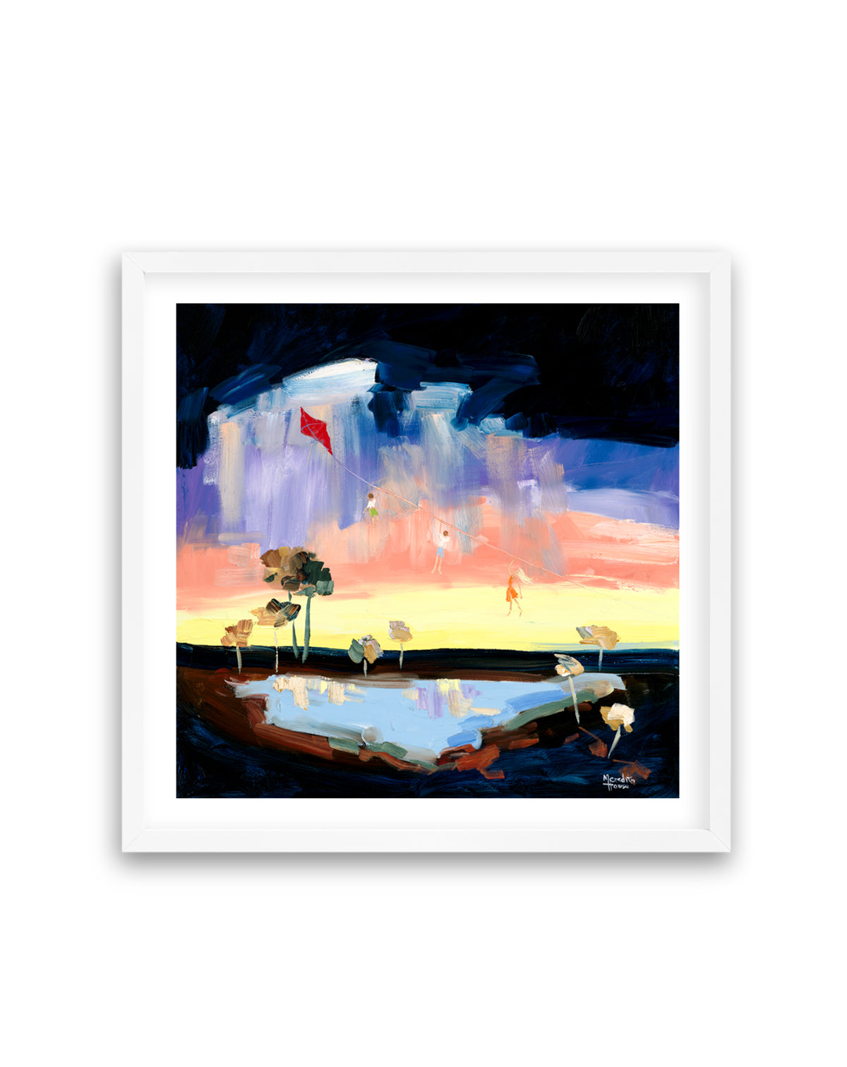 Outback Kite Flying by Meredith Howse | Art Print