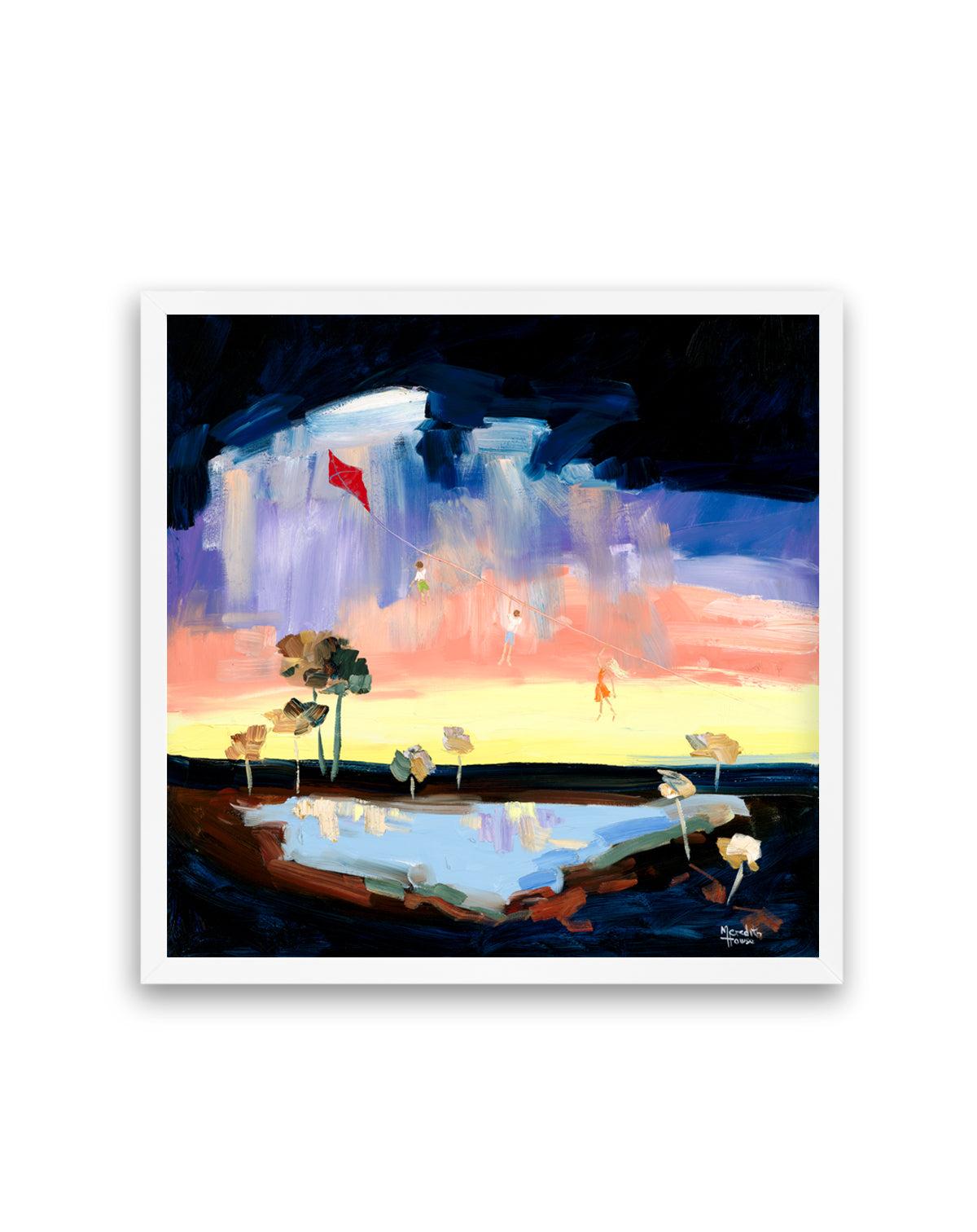 Outback Kite Flying by Meredith Howse | Art Print