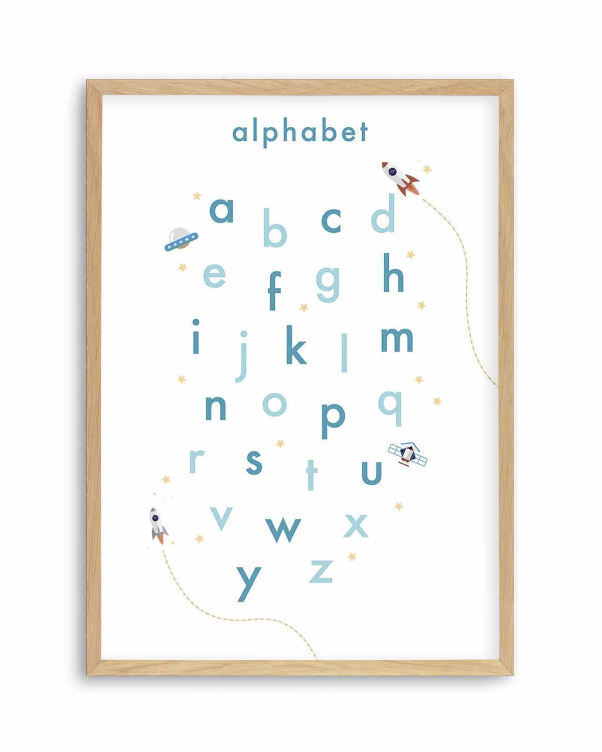 Outer Space | Alphabet Art Print