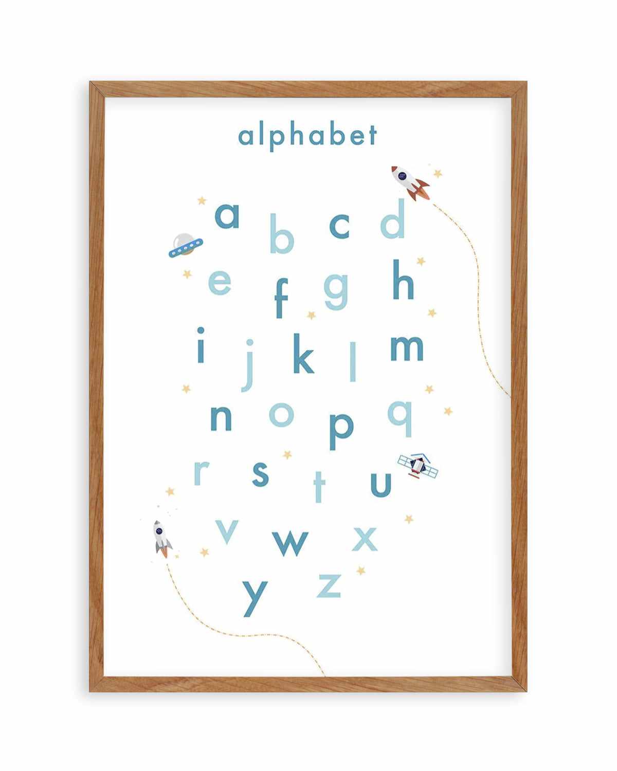 Outer Space | Alphabet Art Print