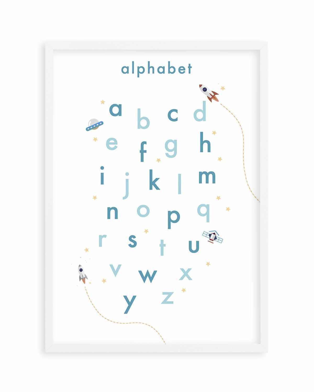 Outer Space | Alphabet Art Print