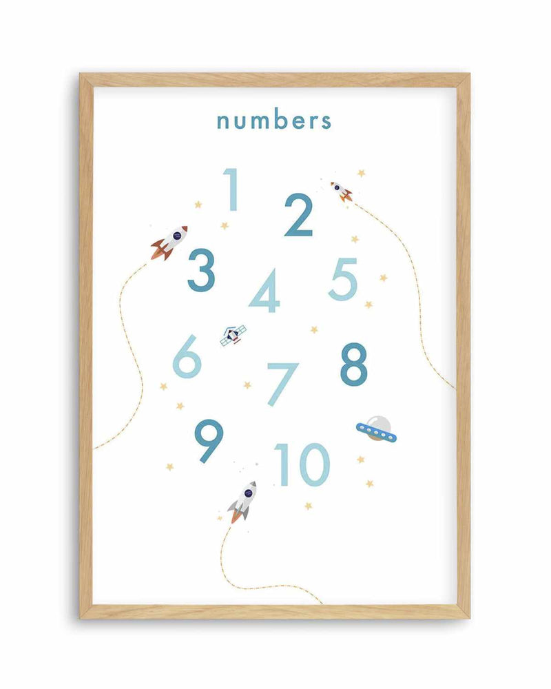 Outer Space | Numbers Art Print