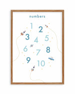 Outer Space | Numbers Art Print