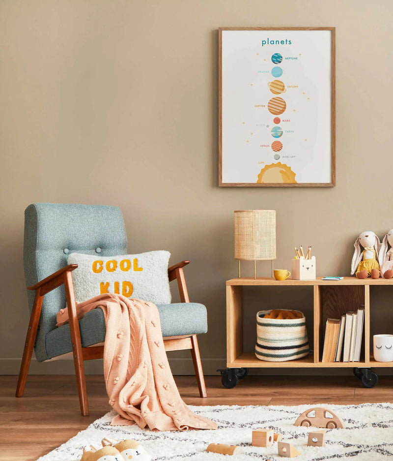 Outer Space | Planets Art Print-PRINT-Olive et Oriel-Olive et Oriel-Buy-Australian-Art-Prints-Online-with-Olive-et-Oriel-Your-Artwork-Specialists-Austrailia-Decorate-With-Coastal-Photo-Wall-Art-Prints-From-Our-Beach-House-Artwork-Collection-Fine-Poster-and-Framed-Artwork