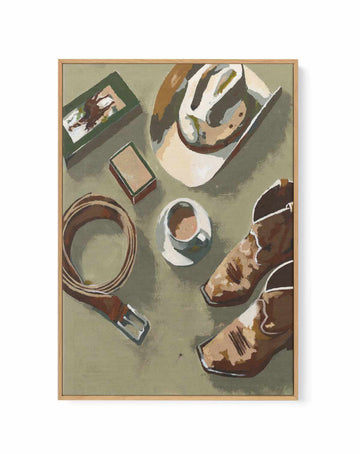 Outlaw I | Framed Canvas Art Print from Olive et Oriel where you can shop wallpaper and artworks online