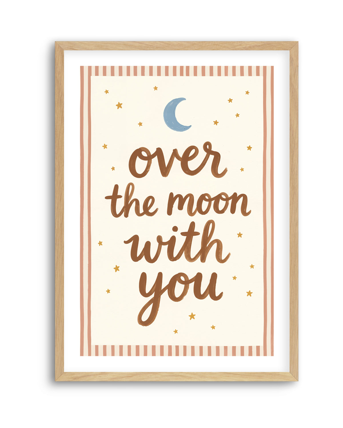 Over The Moon With You | Art Print