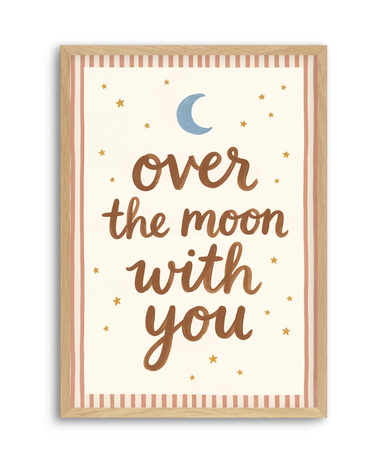 Over The Moon With You | Art Print