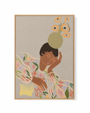 Overthinker by Arty Guava | Framed Canvas Art Print from Olive et Oriel where you can shop wallpaper and artworks online