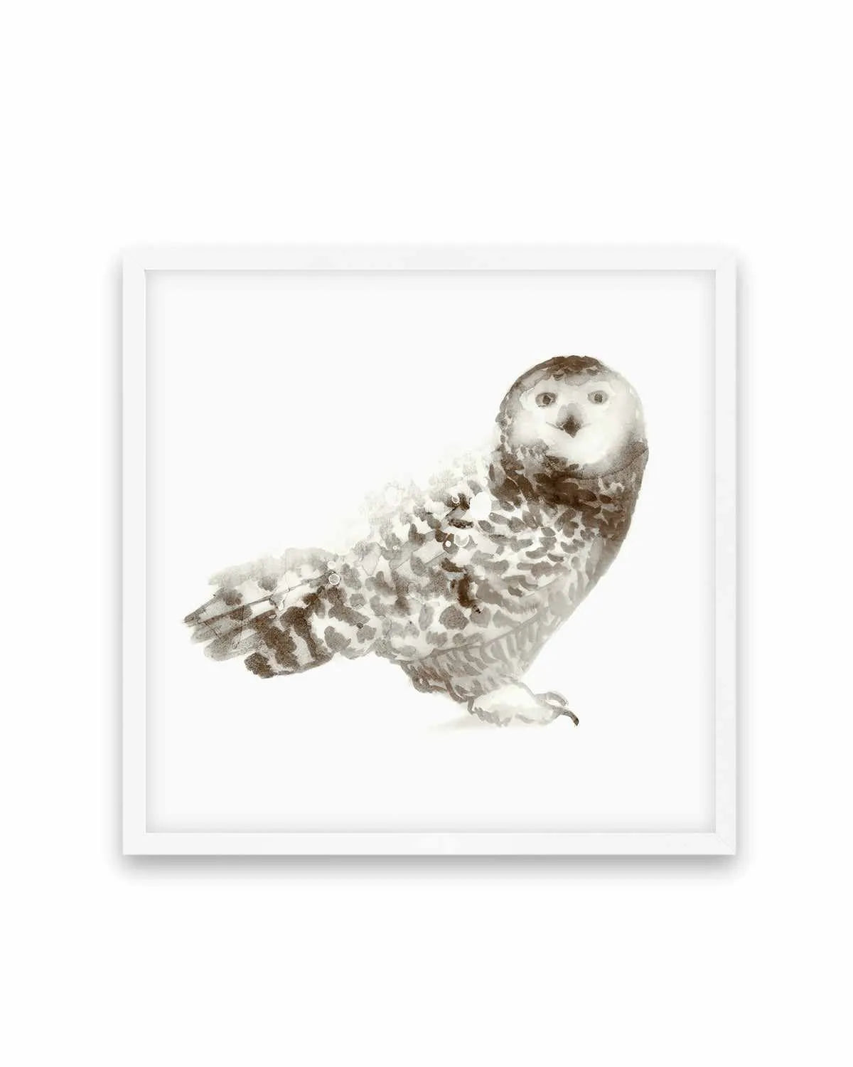 Owl Art Print from Olive et Oriel where you can shop wallpaper and artworks online
