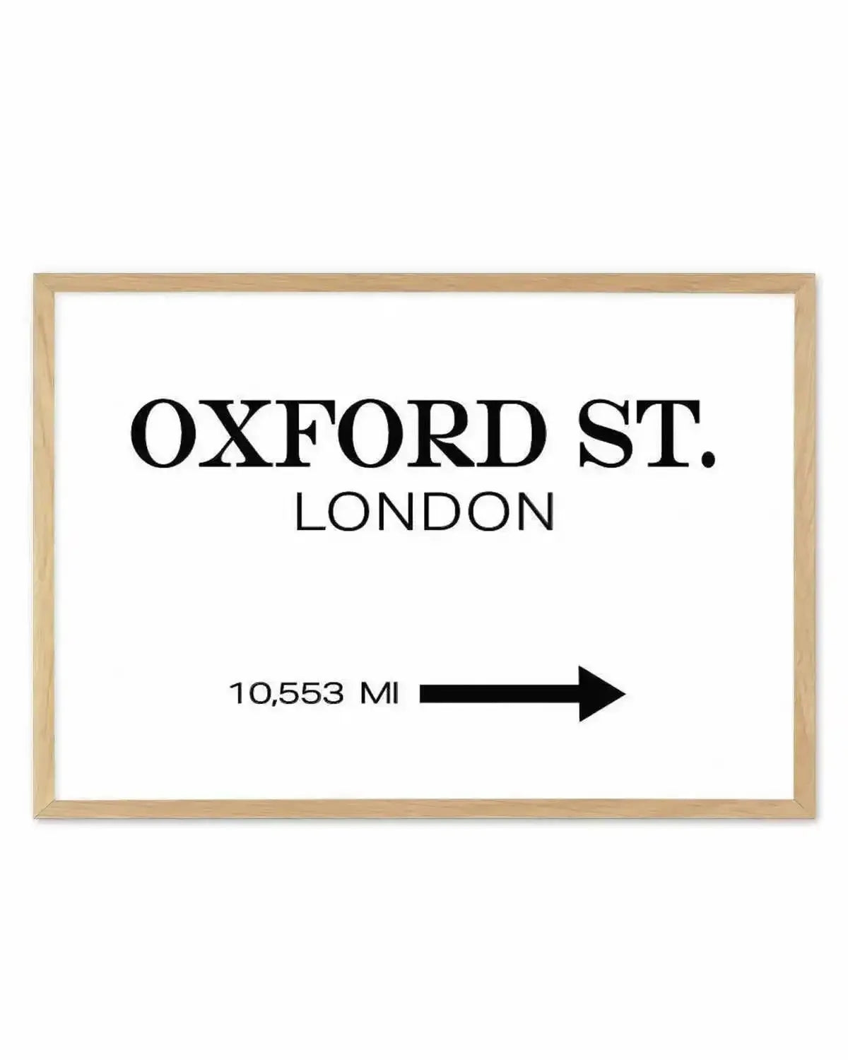 Oxford Street, London Art Print from Olive et Oriel where you can shop wallpaper and artworks online