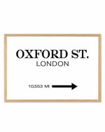 Oxford Street, London Art Print