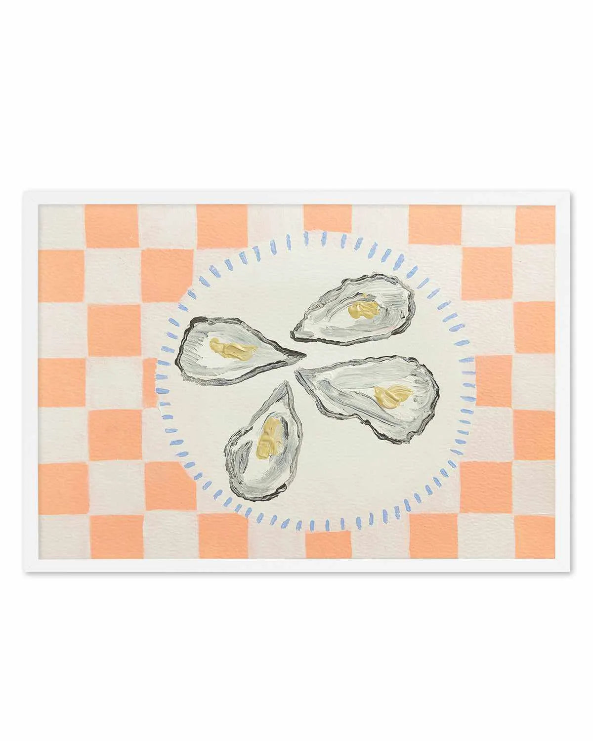 Oyster Delight by Britney Turner Art Print from Olive et Oriel where you can shop wallpaper and artworks online
