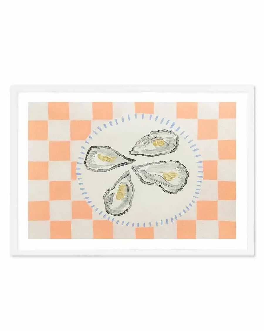 Oyster Delight by Britney Turner Art Print from Olive et Oriel where you can shop wallpaper and artworks online