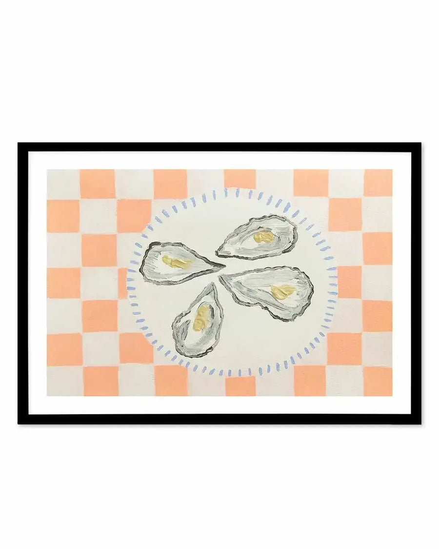 Oyster Delight by Britney Turner Art Print from Olive et Oriel where you can shop wallpaper and artworks online