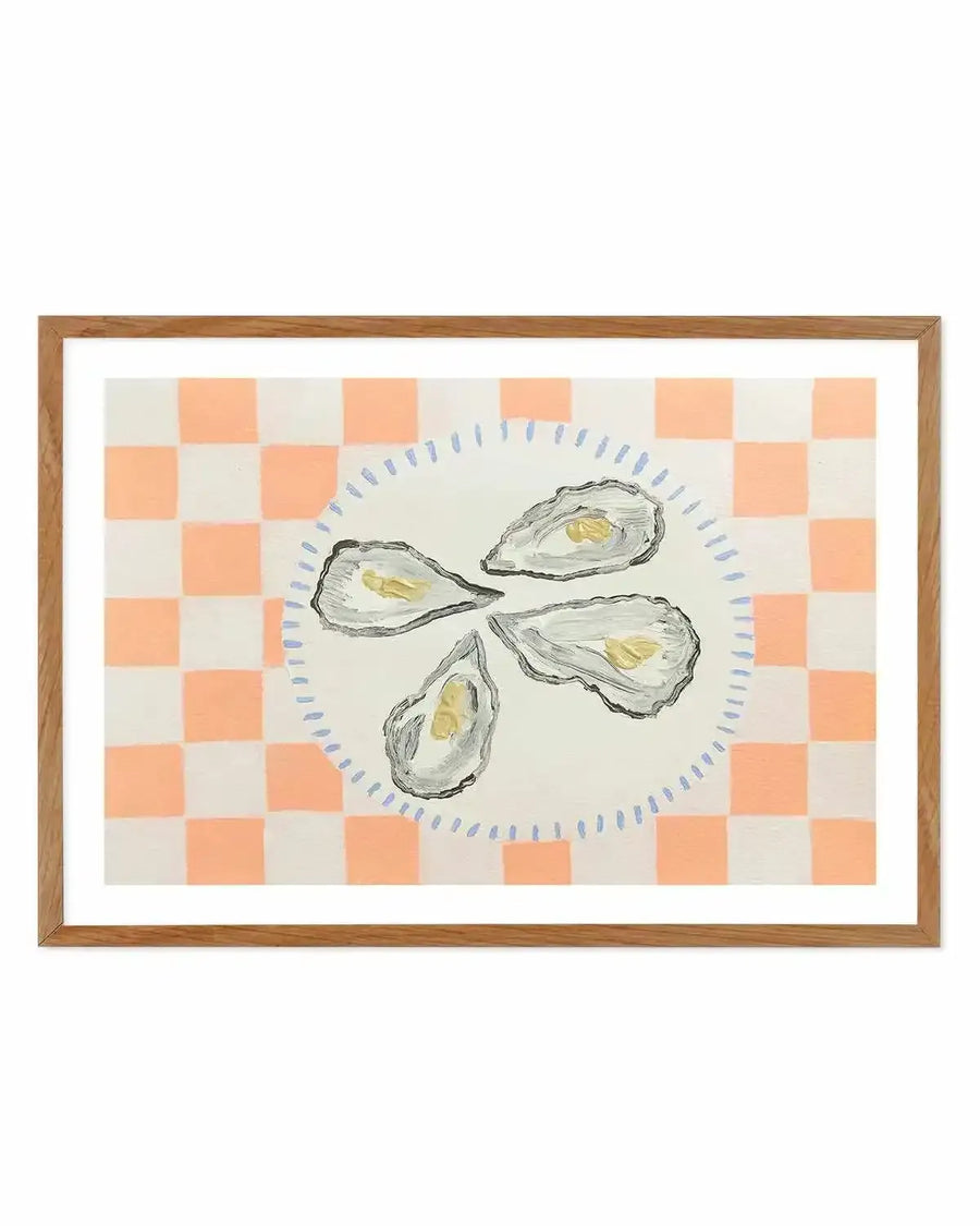 Oyster Delight by Britney Turner Art Print from Olive et Oriel where you can shop wallpaper and artworks online