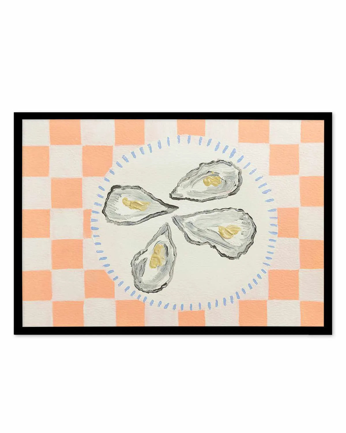 Oyster Delight by Britney Turner Art Print from Olive et Oriel where you can shop wallpaper and artworks online