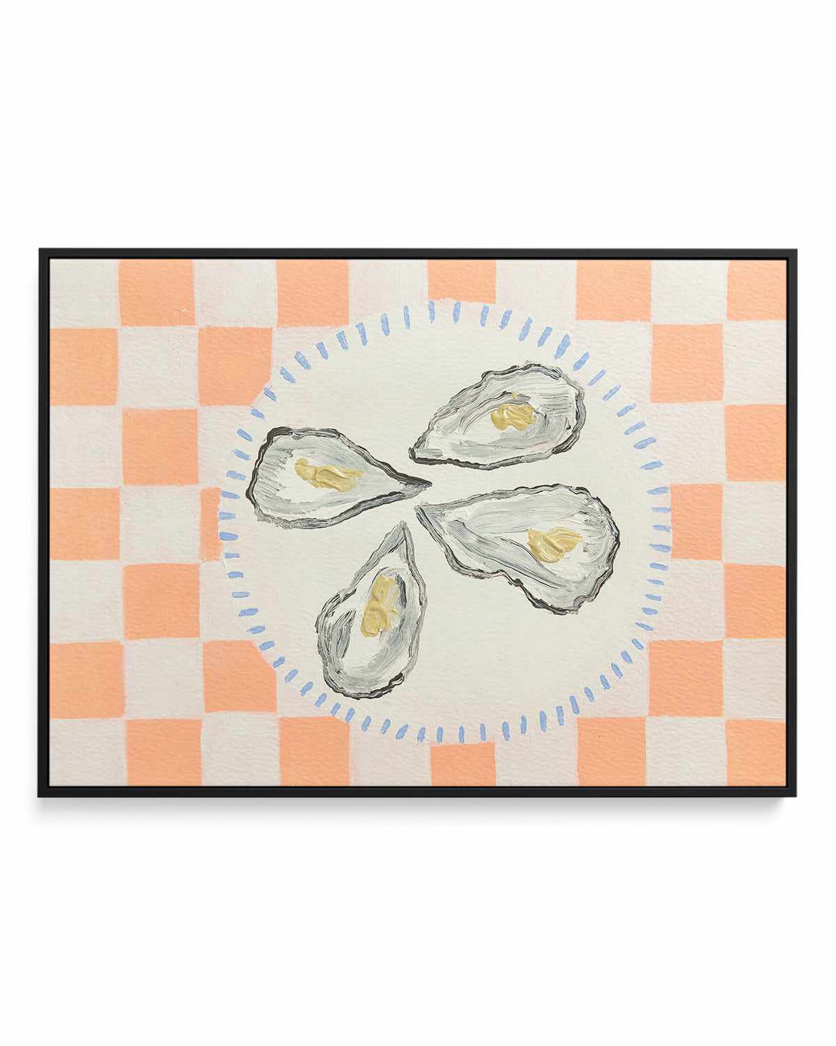 Oyster Delight by Britney Turner | Framed Canvas Art Print