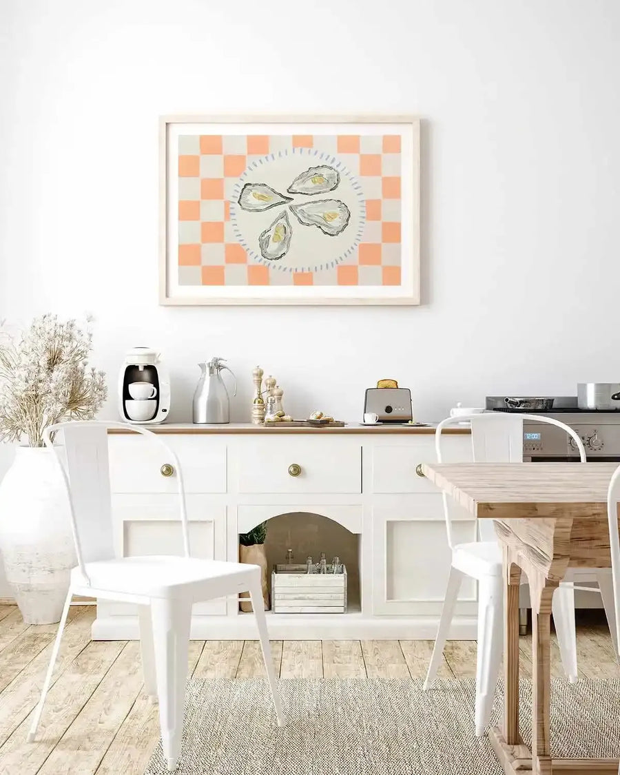 Oyster Delight by Britney Turner Art Print from Olive et Oriel where you can shop wallpaper and artworks online