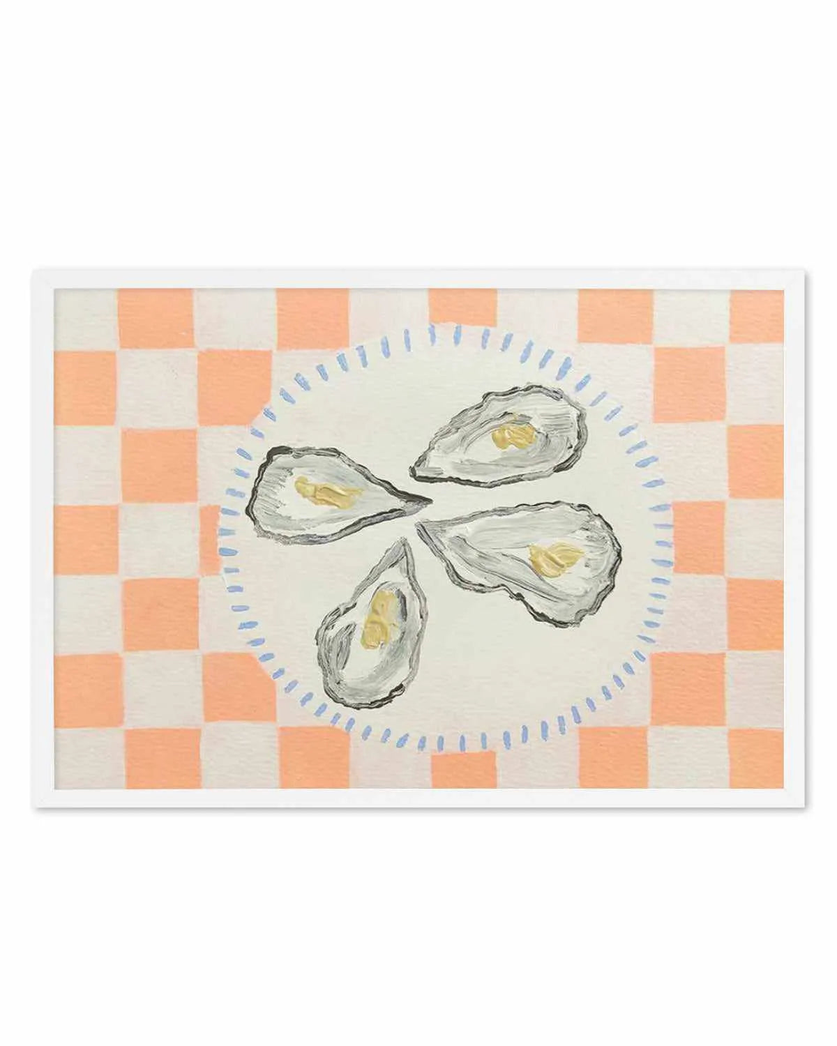 Oyster Delight by Britney Turner Art Print from Olive et Oriel where you can shop wallpaper and artworks online