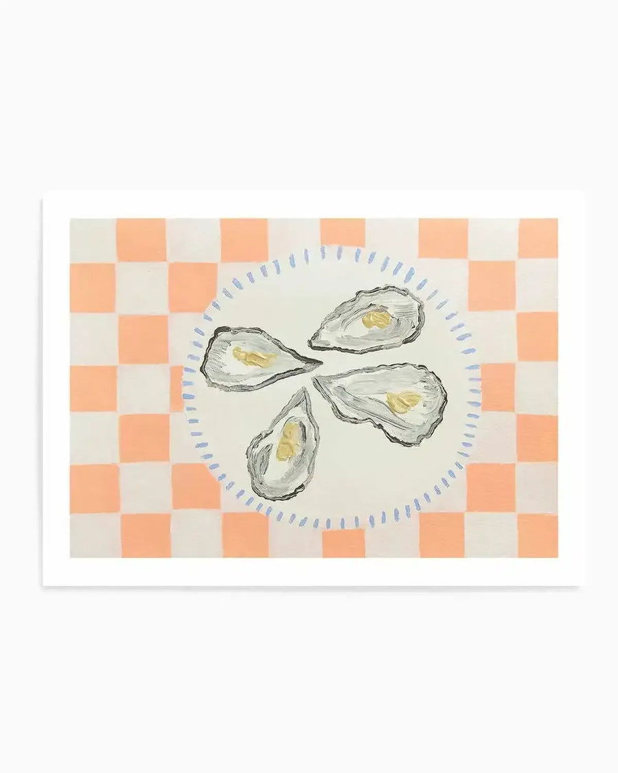 Oyster Delight by Britney Turner Art Print from Olive et Oriel where you can shop wallpaper and artworks online