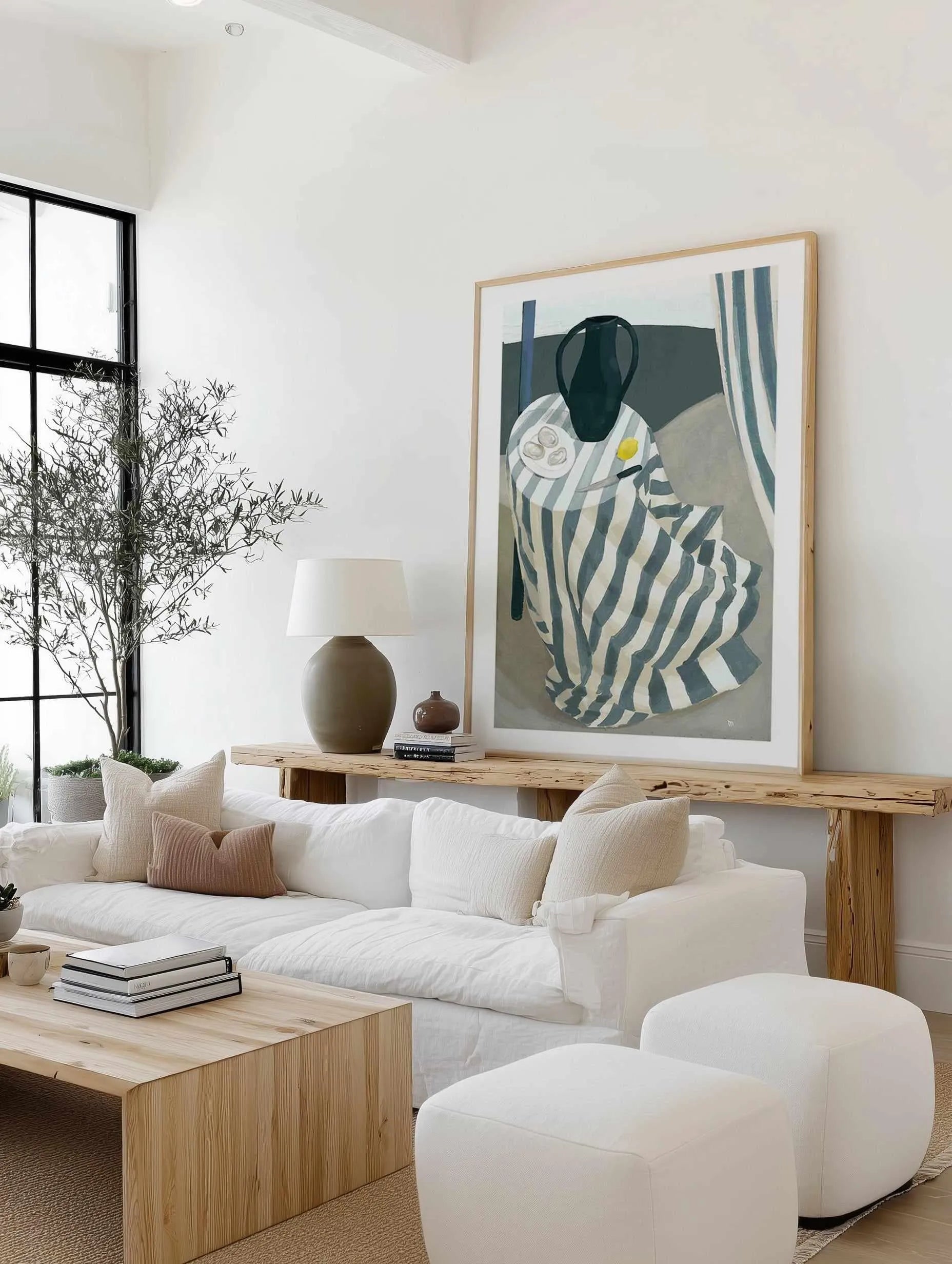 Oysters at the Beach by Marco Marella | Art Print from Olive et Oriel where you can shop wallpaper and artworks online