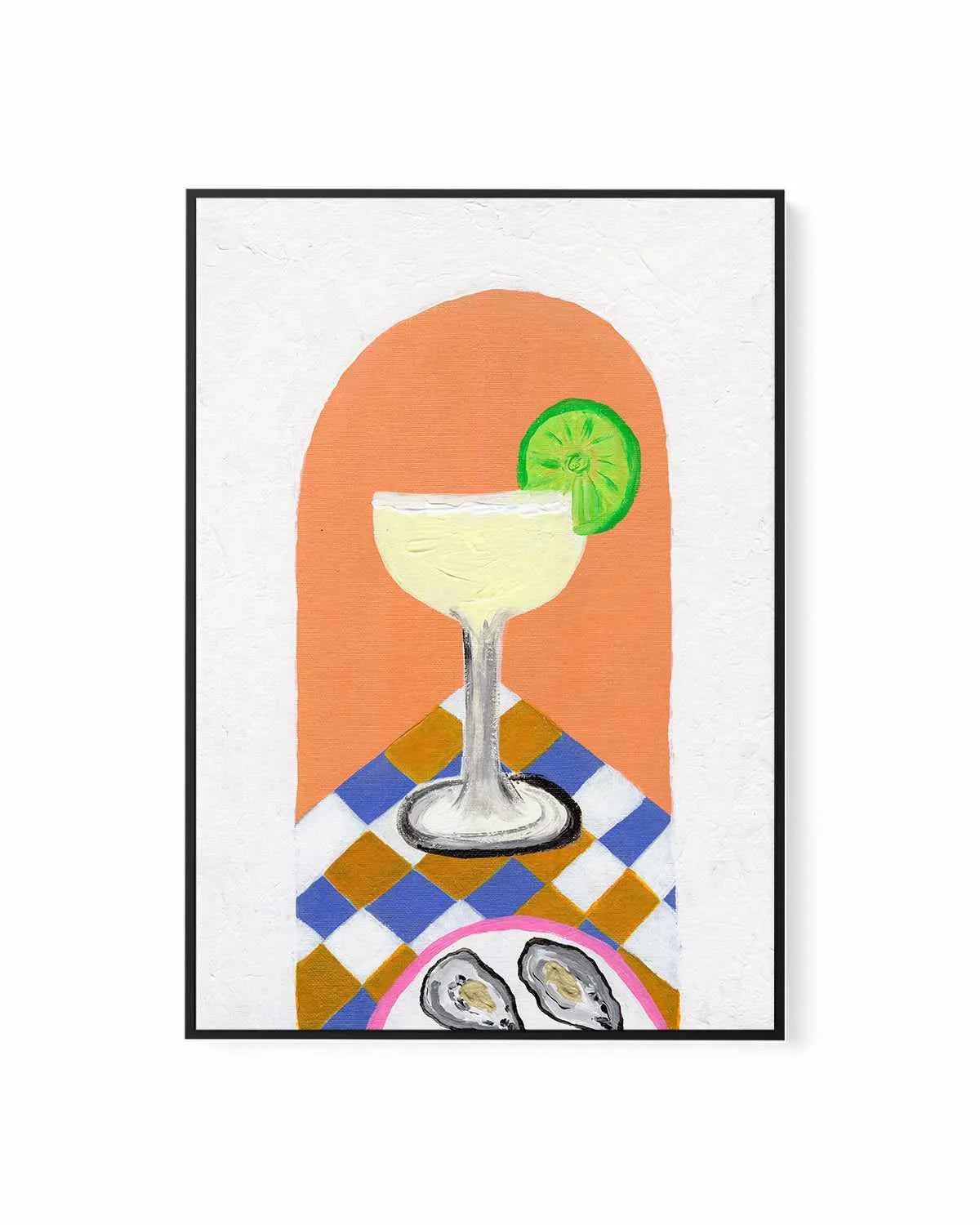 Oysters by Britney Turner | Framed Canvas Art Print from Olive et Oriel where you can shop wallpaper and artworks online