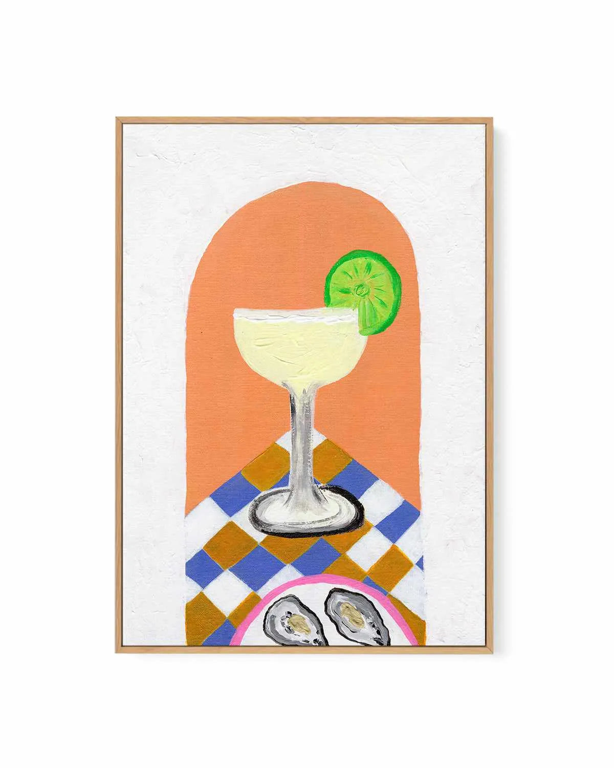 Oysters by Britney Turner | Framed Canvas Art Print from Olive et Oriel where you can shop wallpaper and artworks online