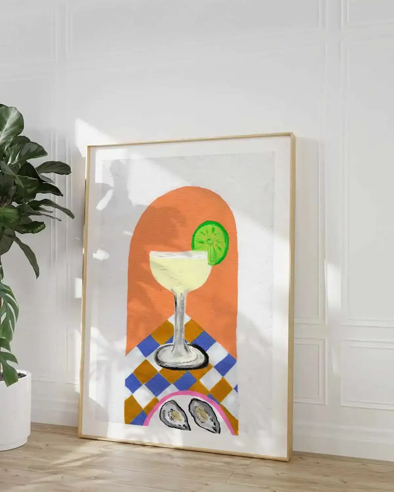 Oysters by Britney Turner Art Print from Olive et Oriel where you can shop wallpaper and artworks online