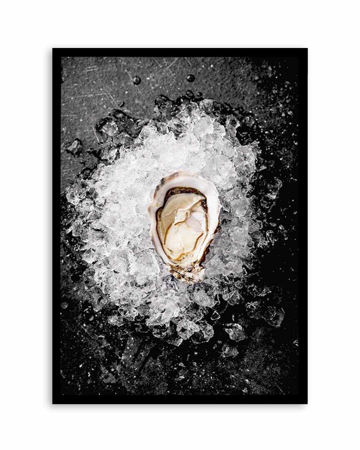 Oysters on Ice Art Print