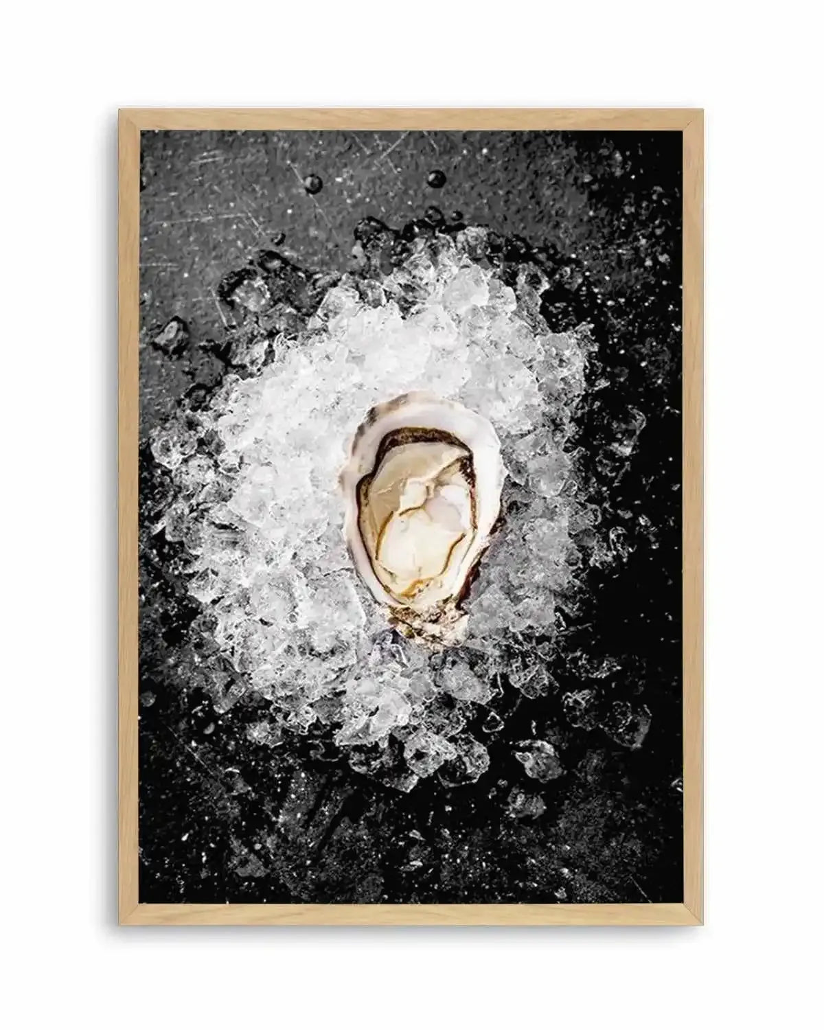 Oysters on Ice Art Print from Olive et Oriel where you can shop wallpaper and artworks online