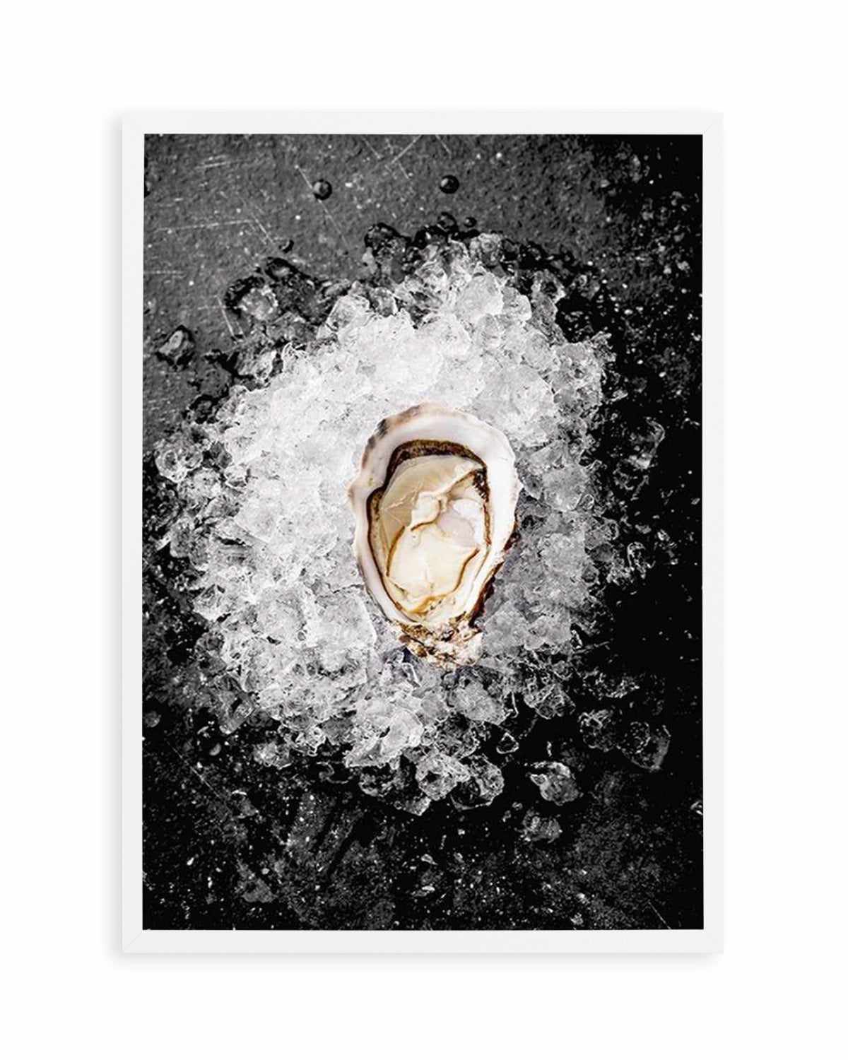 Oysters on Ice Art Print