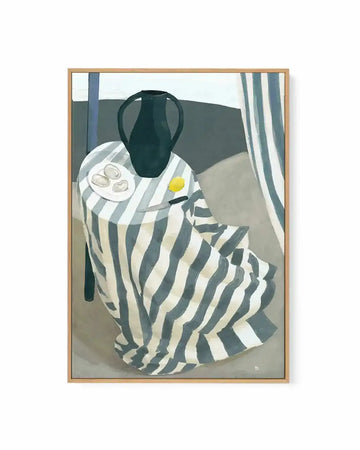 Oysters at the Beach by Marco Marella | Framed Canvas Art Print from Olive et Oriel where you can shop wallpaper and artworks online