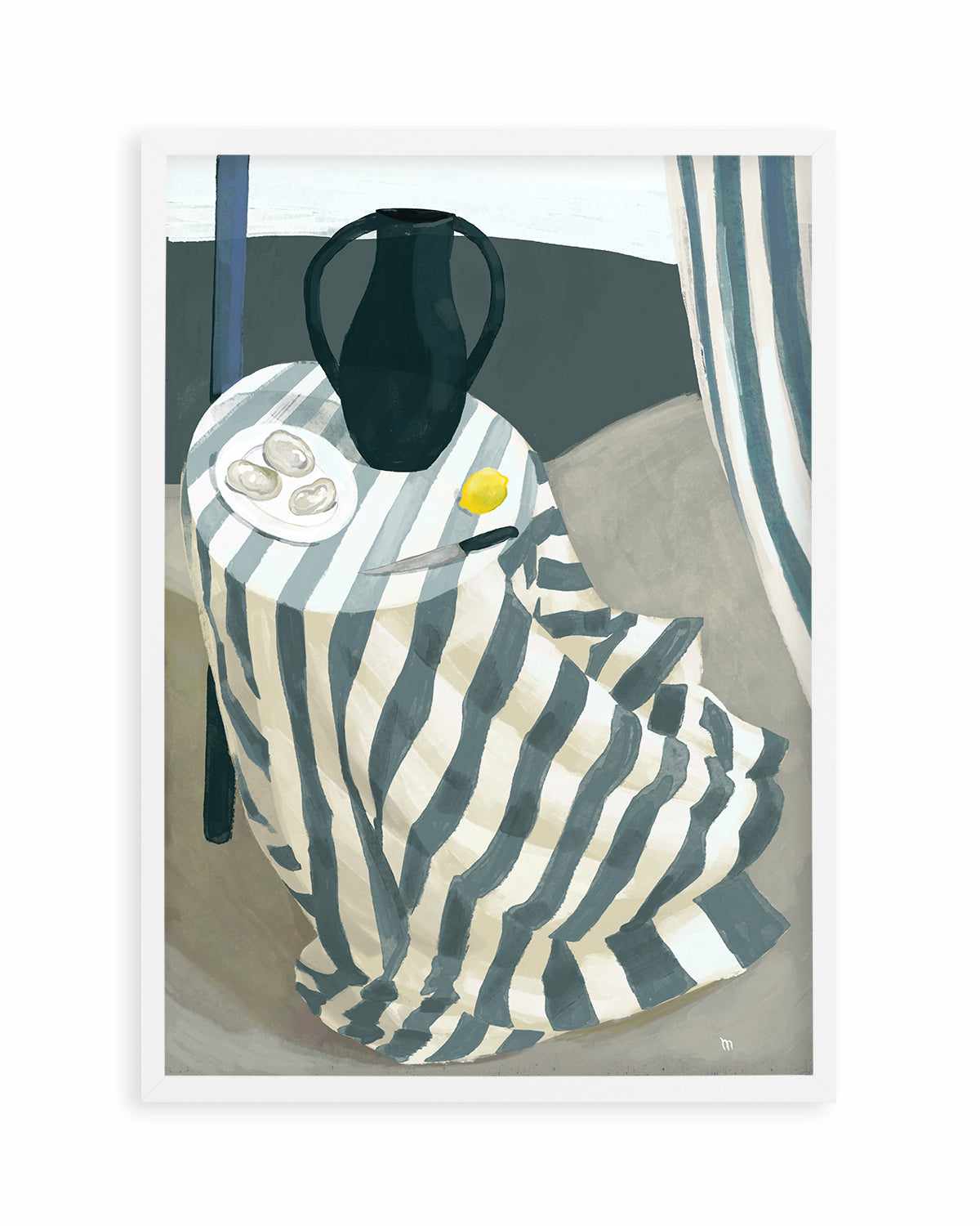 Oysters at the Beach by Marco Marella | Art Print