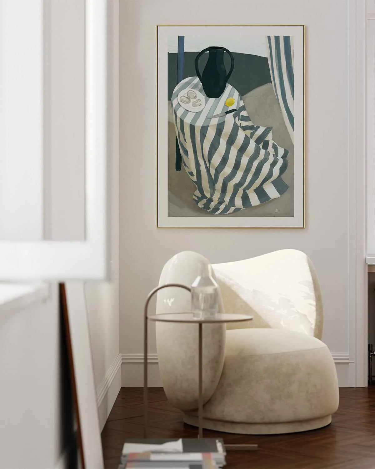 Oysters at the Beach by Marco Marella | Art Print from Olive et Oriel where you can shop wallpaper and artworks online