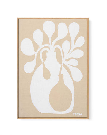 Paloma by Teena Zerefos | Framed Canvas Art Print from Olive et Oriel where you can shop wallpaper and artworks online
