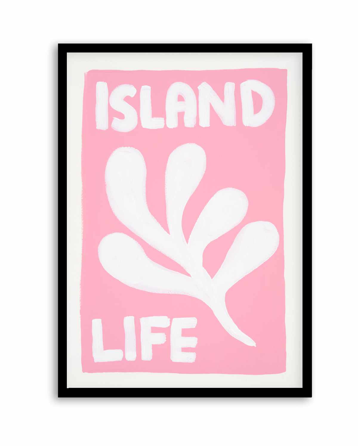 Pink Island Life by Teena Zerefos | Art Print