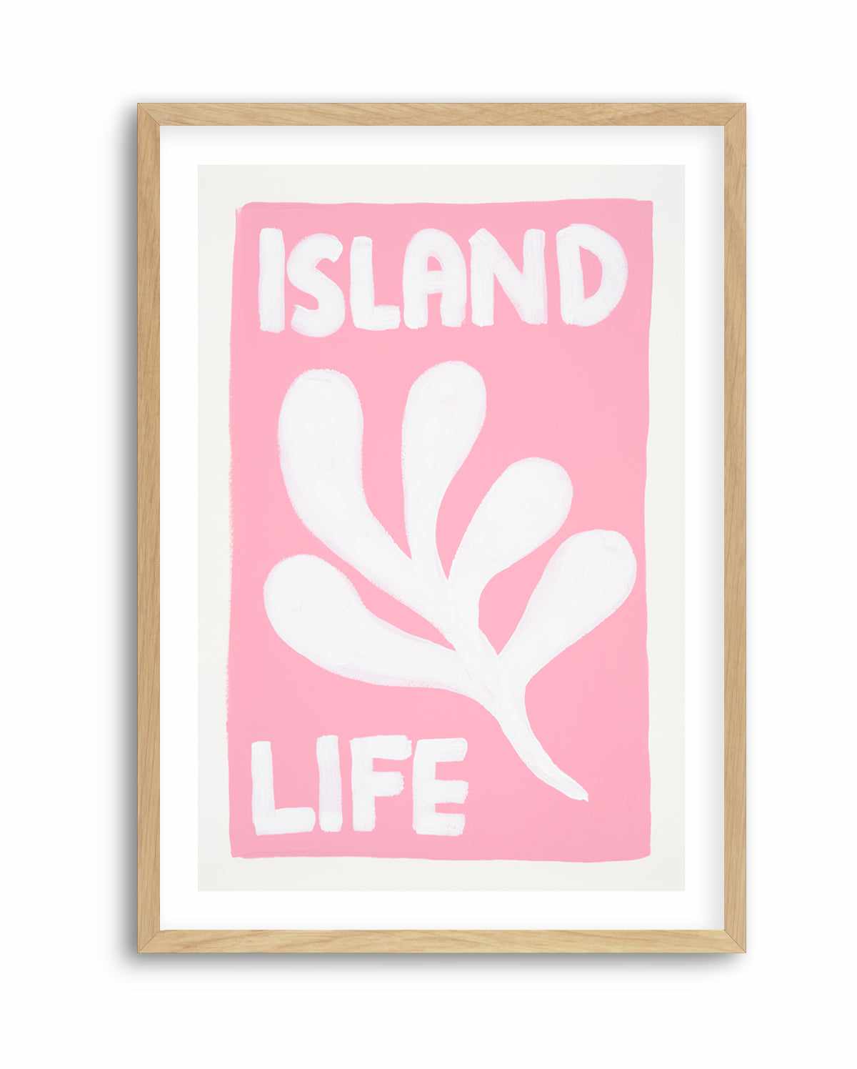 Pink Island Life by Teena Zerefos | Art Print