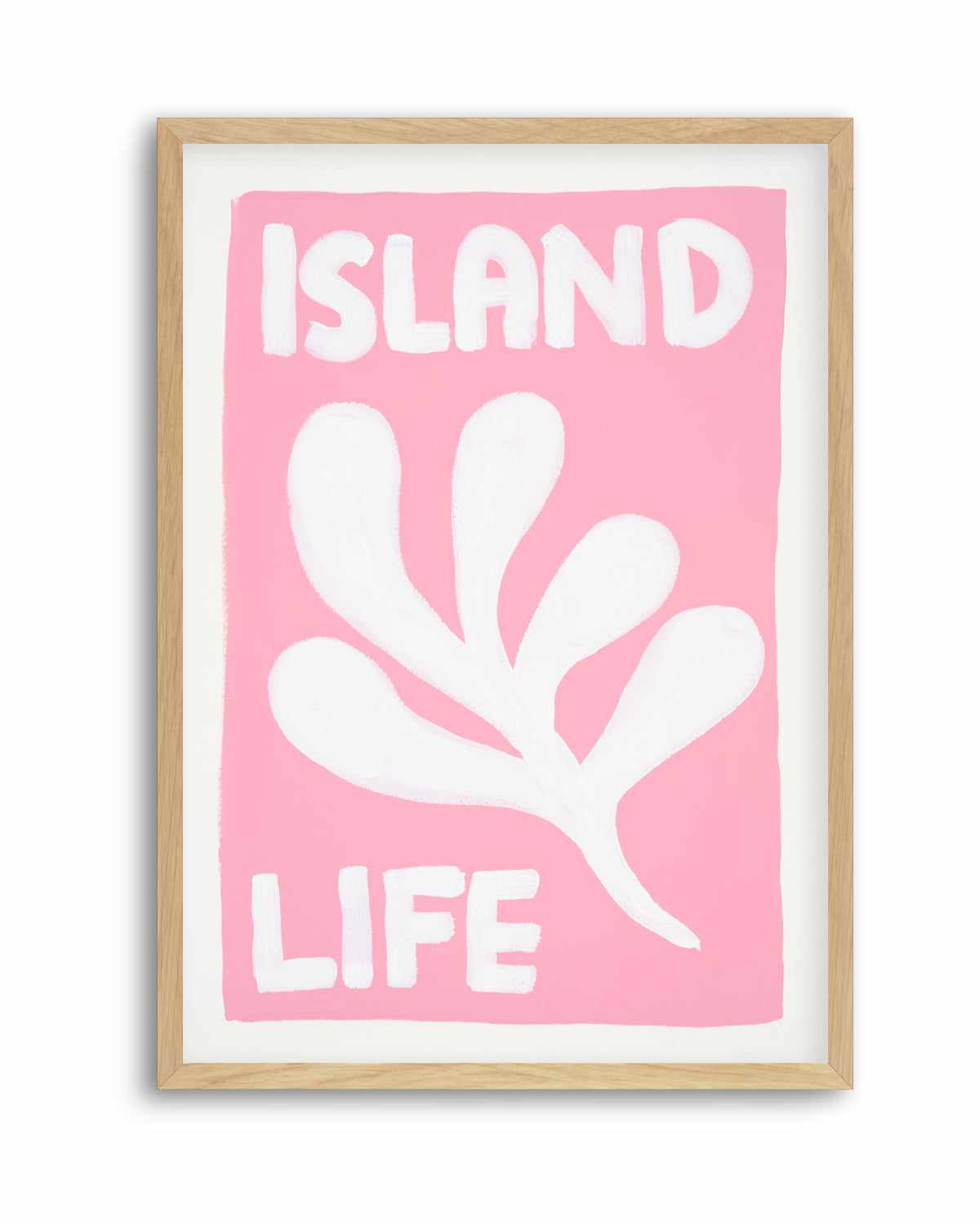 Pink Island Life by Teena Zerefos | Art Print