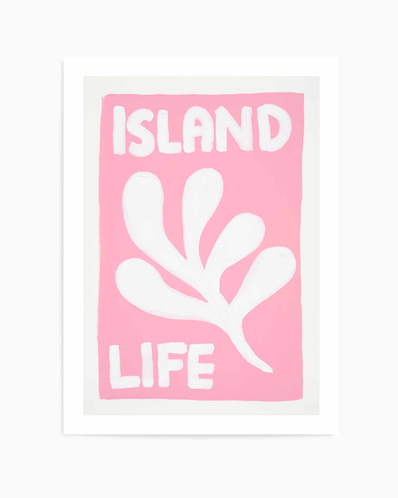 Pink Island Life by Teena Zerefos | Art Print