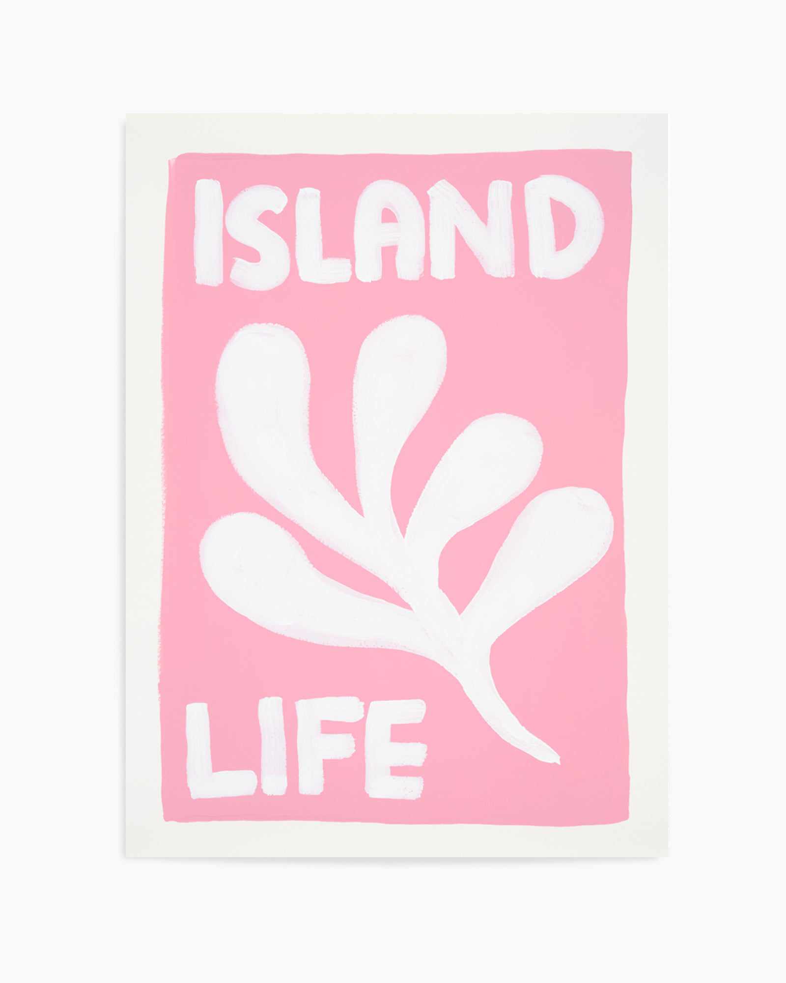 Pink Island Life by Teena Zerefos | Art Print