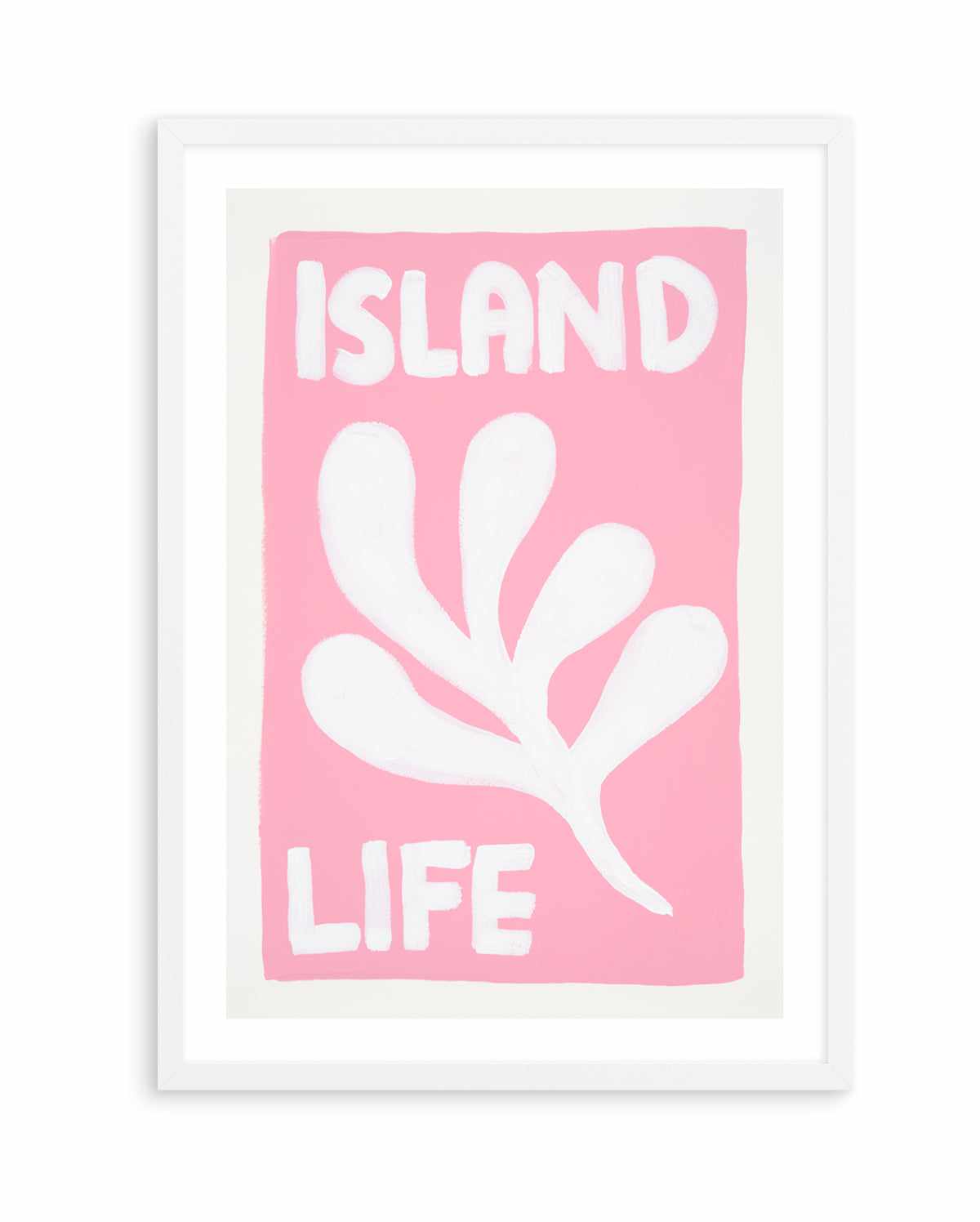 Pink Island Life by Teena Zerefos | Art Print